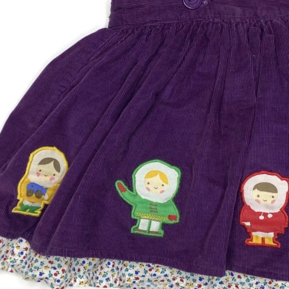 Little Bird Cord Suspender Skirt‎